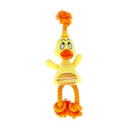 Dogman Dog Toys DollRep Duck Teddy Bear With Rope and Piv